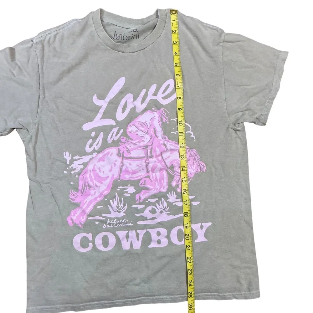Kelsea Ballerini Patterns Album & Love a Cowboy Graphic T Shirt Bundle Woman's M - Picture 16 of 16